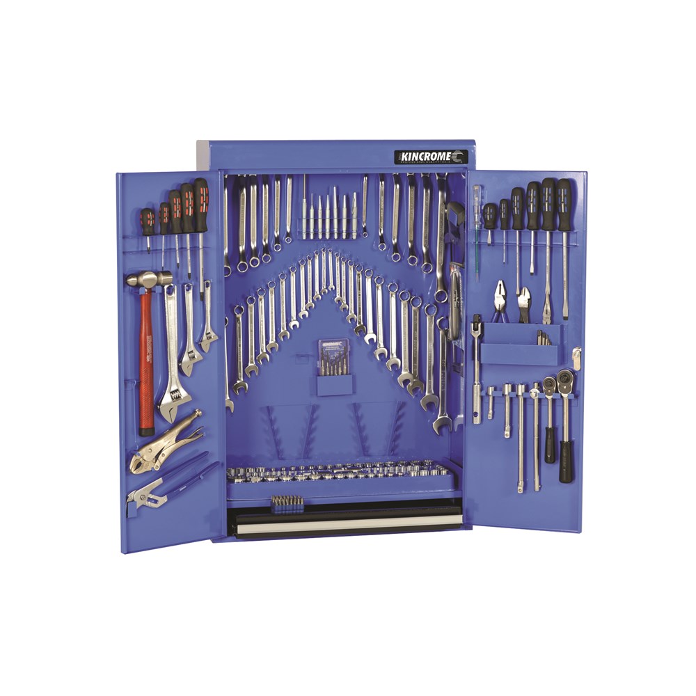 Kincrome Tool Cabinet 212 Piece 1/4, 3/8 & 1/2" Drive