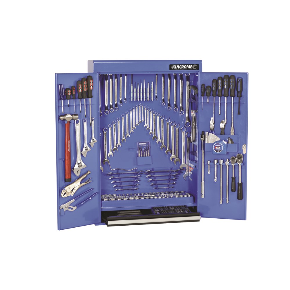 Kincrome Tool Cabinet 227 Piece 1/4, 3/8 & 1/2" Drive