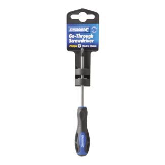 Kincrome Go-Through Screwdriver Phillips No.0 x 75mm