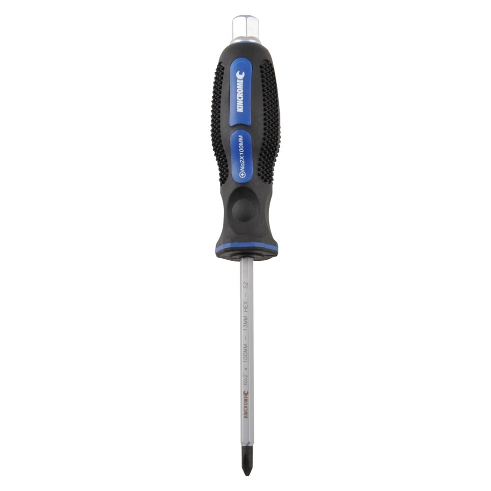 Kincrome Go-Through Screwdriver Phillips No.2 x 100mm