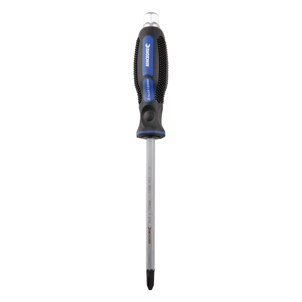 Kincrome Go-Through Screwdriver Phillips No.3 x 150mm