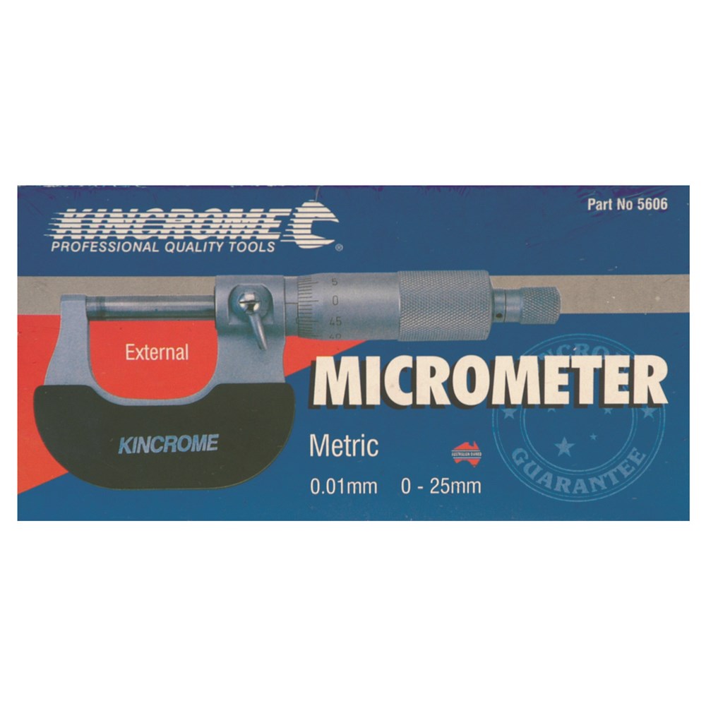 Kincrome Micrometer External 0 - 25mm - Image 2