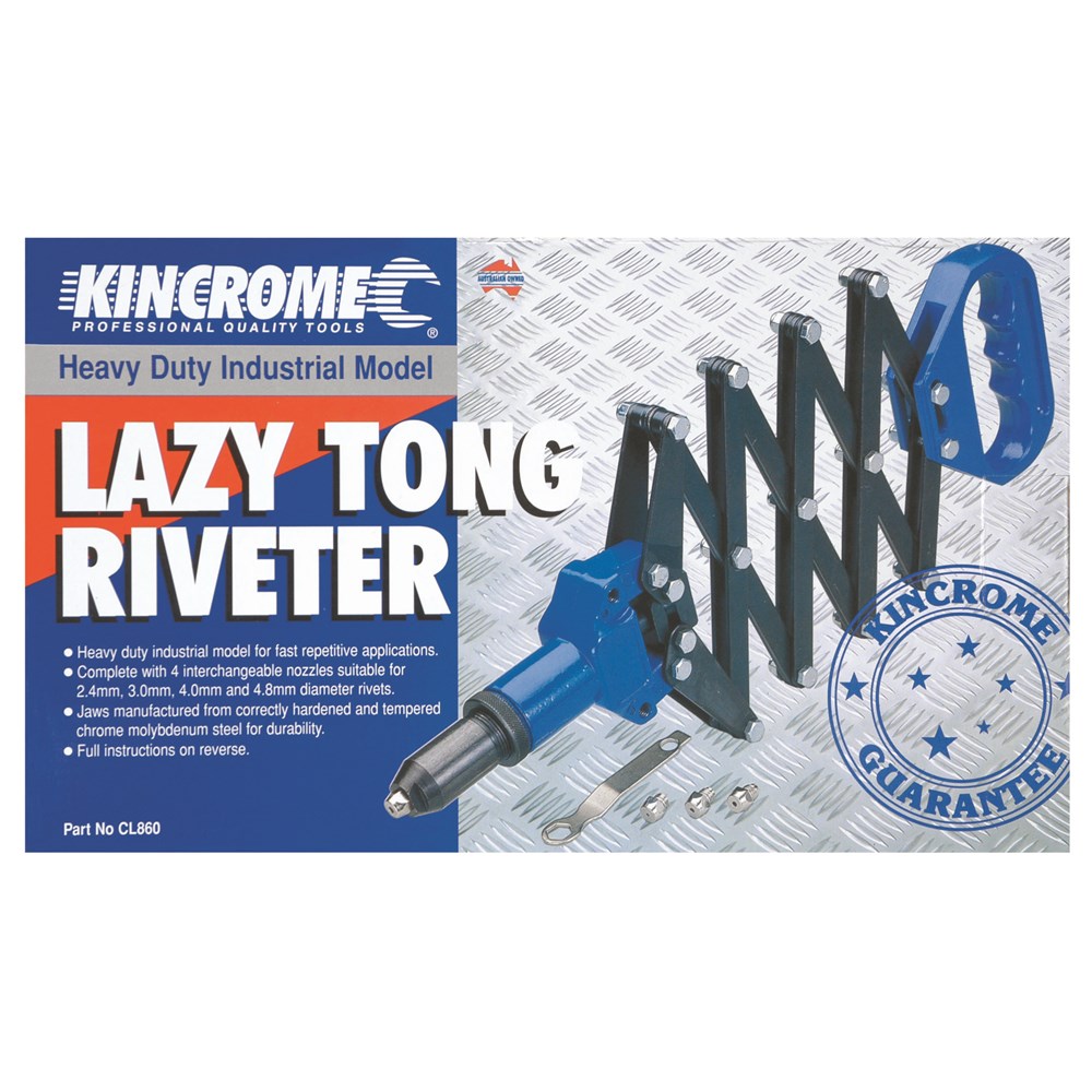 Kincrome Lazy Tong Riveter 315-845mm - Image 2