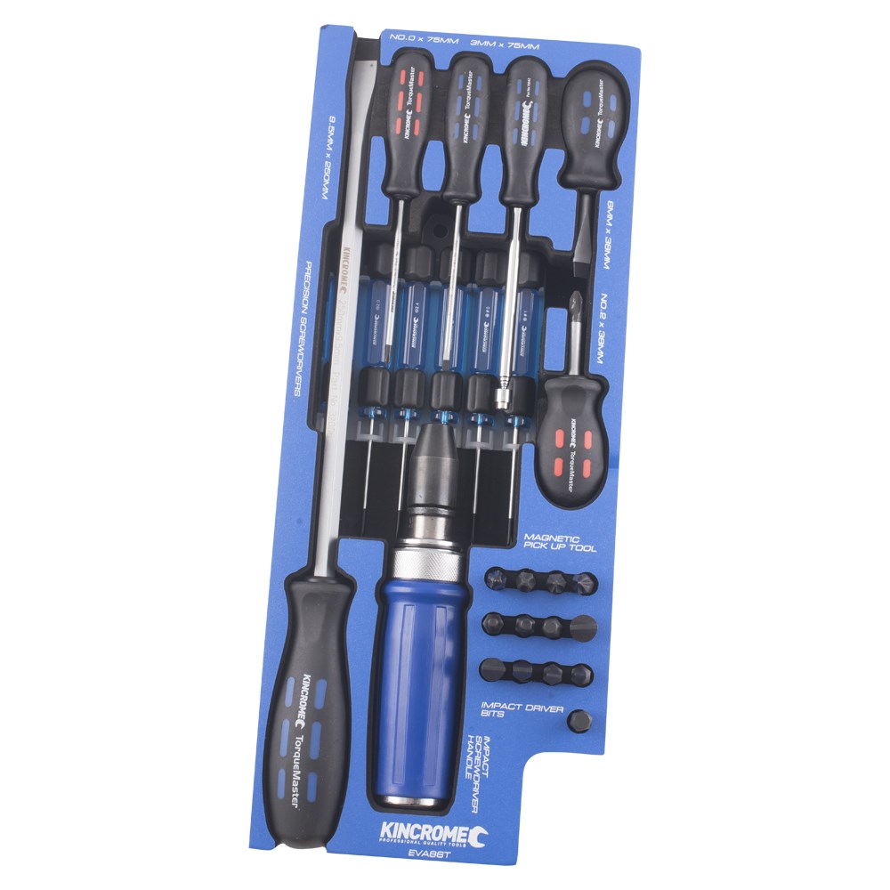 Kincrome EVA Tray Screwdrivers & Fastening 26 Piece
