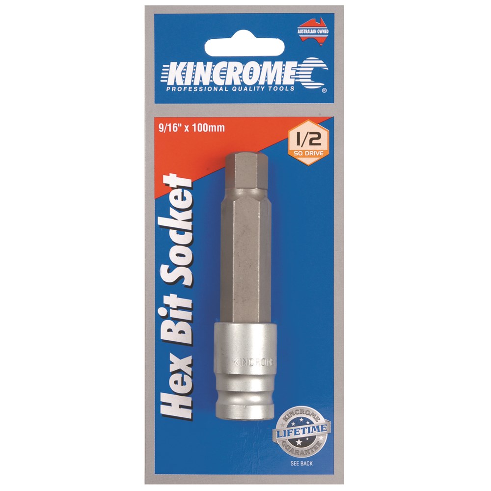 Kincrome Hex Bit Socket 9/16" 1/2" Drive - Image 2
