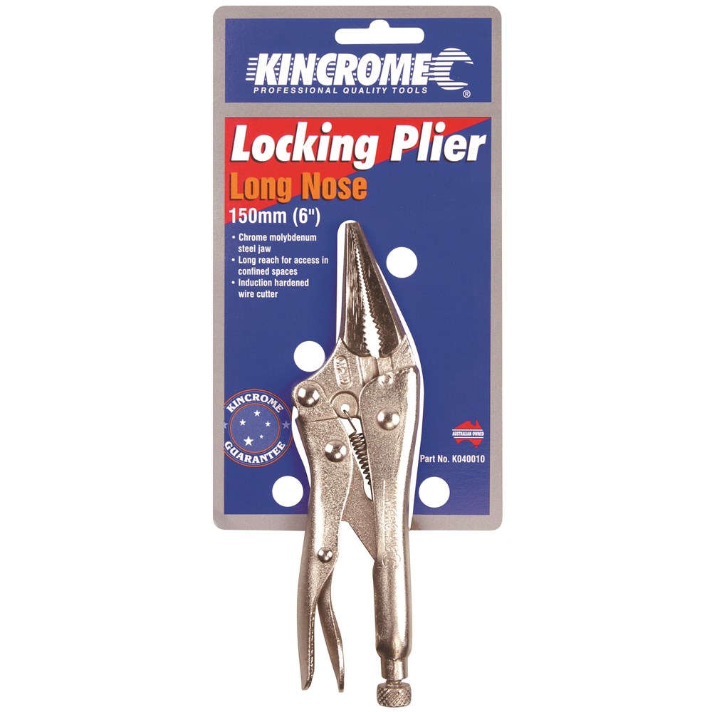Kincrome Locking Pliers Long Nose 150mm (6") - Image 2