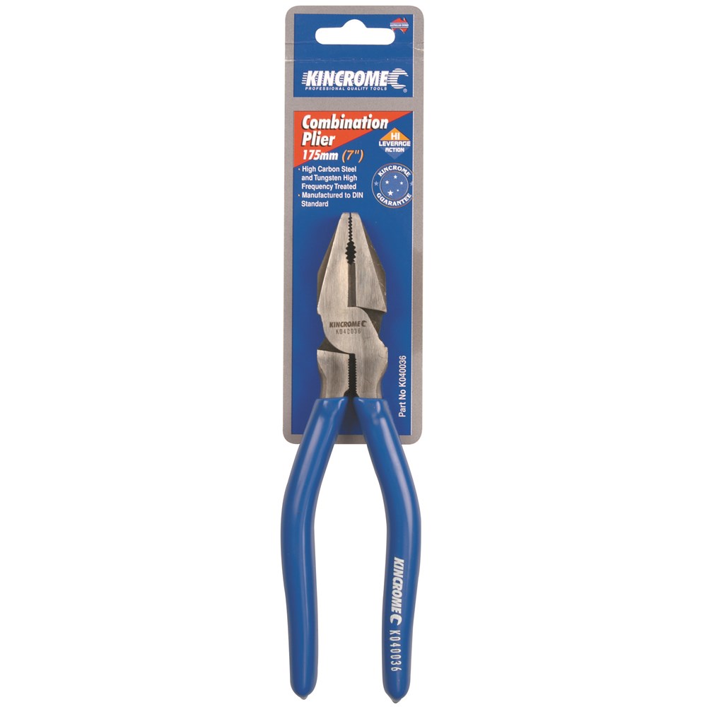 Kincrome Combination Pliers High Leverage 175mm (7") - Image 2