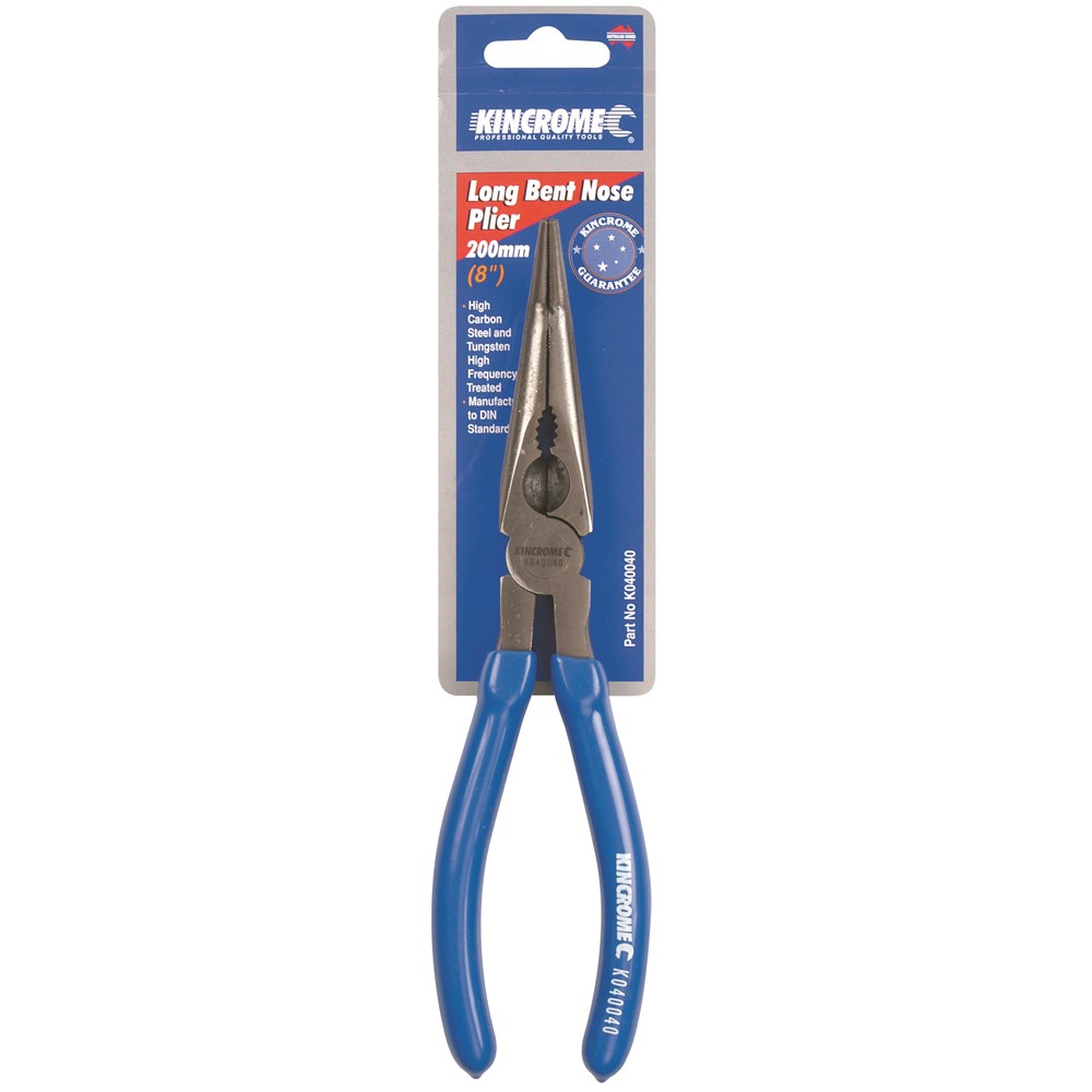 Kincrome Long Nose Pliers Bent 200mm (8") - Image 2