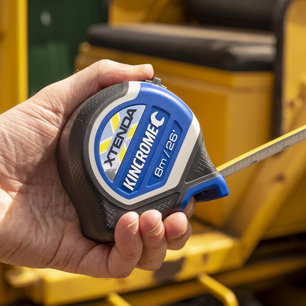 Kincrome XTENDA Tape Measure 8m/26" (Metric & Imperial) - Image 2