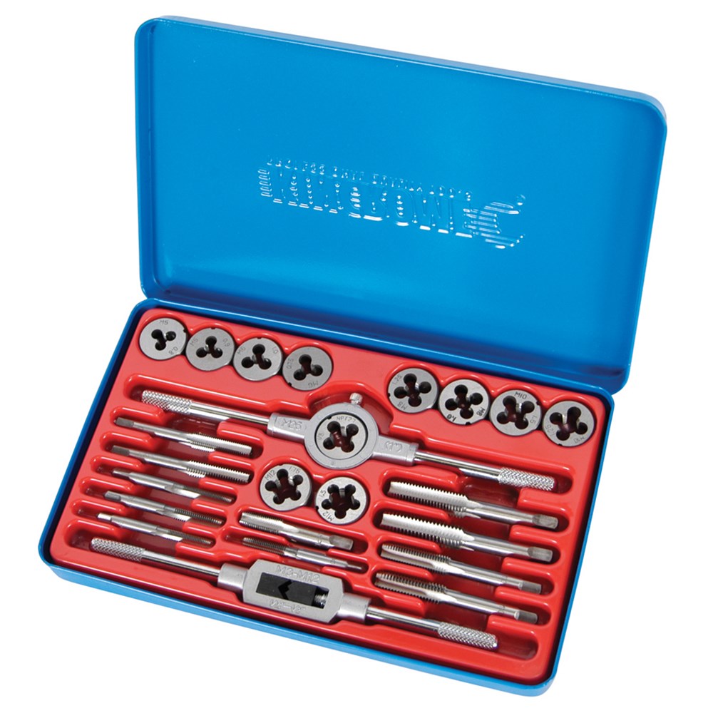 Kincrome Tap & Die Set 24 Piece Metric Bolts & Industrial Supplies