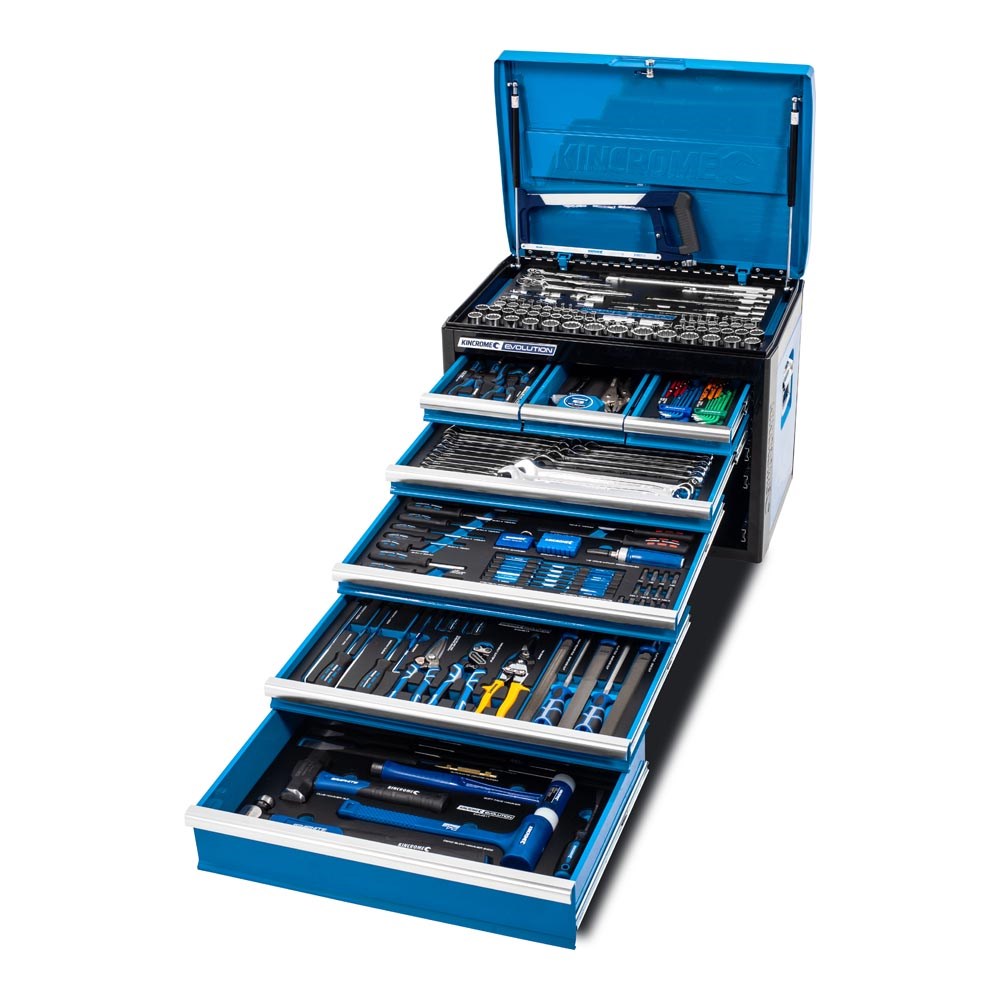 Kincrome EVOLUTION Tool Chest Kit 281 Piece 7 Drawer 1/4, 3/8 & 1/2" Drive