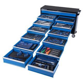 Kincrome EVOLUTION Tool Trolley 557 Piece 13 Drawer Extra Wide 1/4, 3/8 & 1/2" Drive
