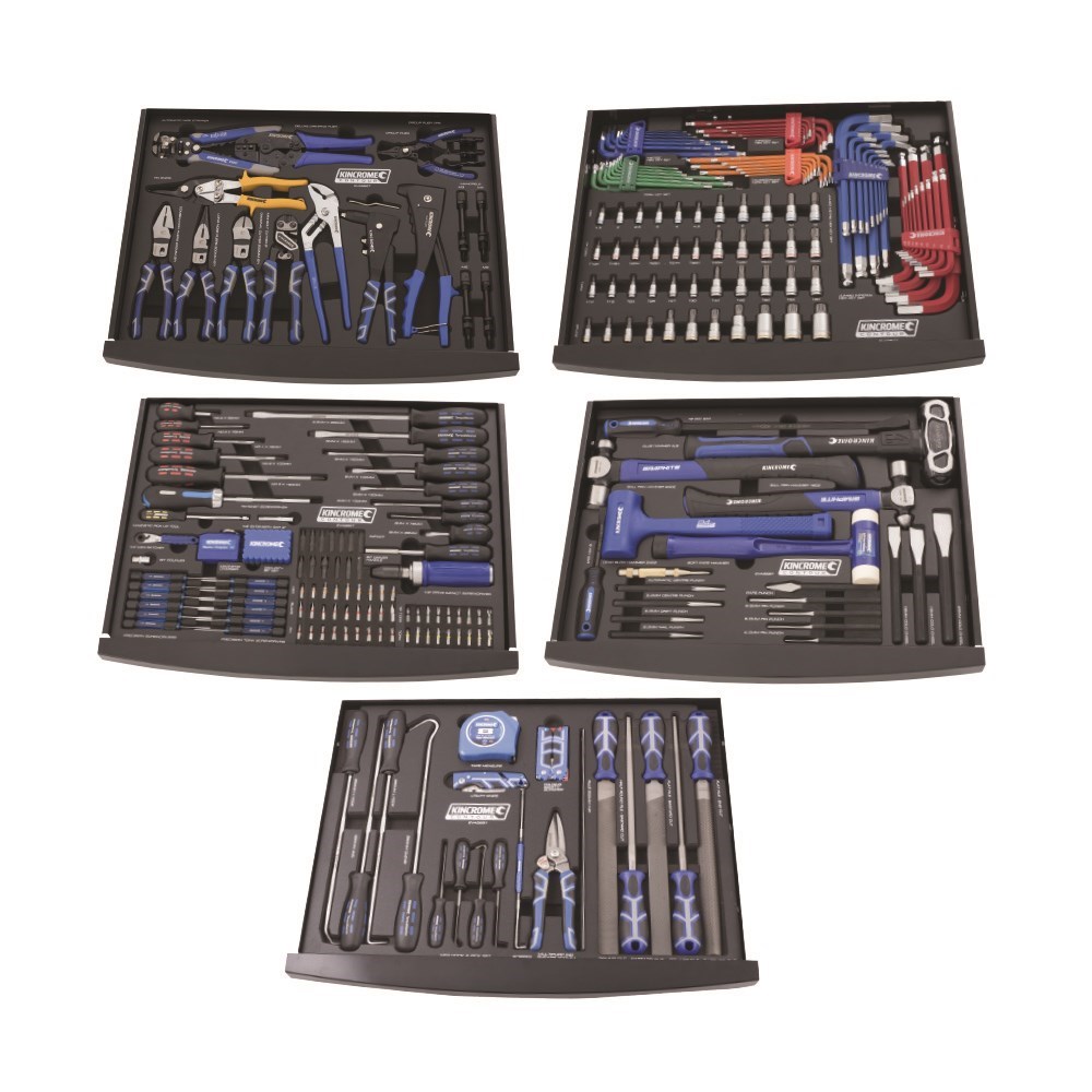 Kincrome CONTOUR® 60 Tool Trolley Kit 674 Piece 1/4, 3/8, 1/2 & 3/4