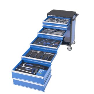 Kincrome EVOLUTION Tool Trolley 232 Piece 5 Drawer 1/4", 3/8" and 1/2" Drive