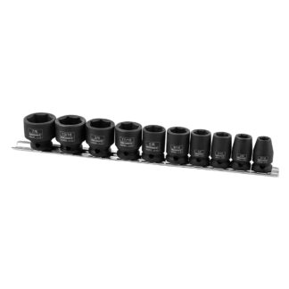 Kincrome Impact Socket Rail 10 Piece 3/8" Drive - Imperial