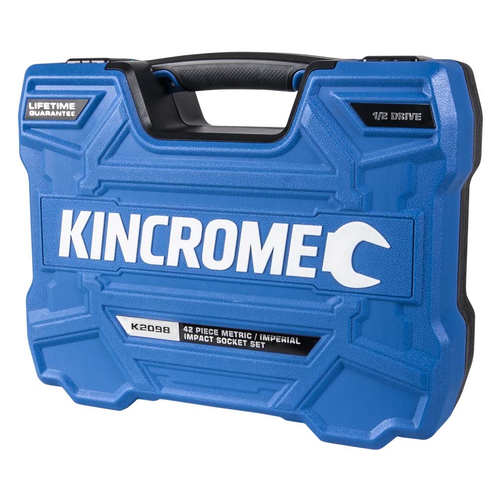 Kincrome Deep/Standard Impact Socket Set 42 Piece 1/2" Drive - Metric & Imperial - Image 3