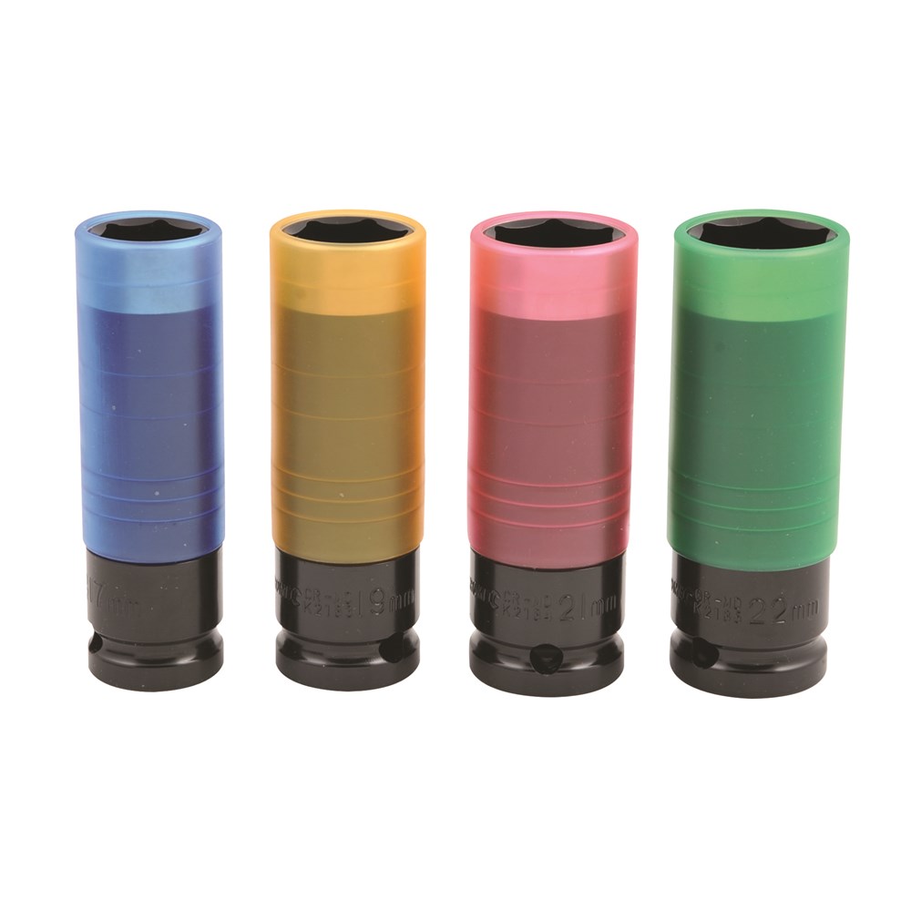 Kincrome Wheel Nut Socket Set 4 Piece 1/2" Drive - Image 2