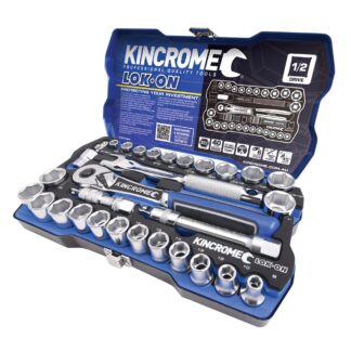 Kincrome LOK-ON™ Socket Set 29 Piece 1/2" Drive - Metric & Imperial