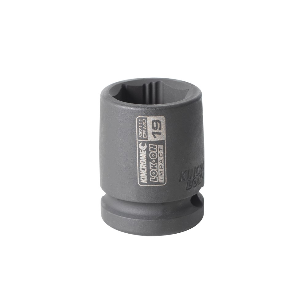 Kincrome LOK-ON™ Impact Socket 19mm 1/2" Drive