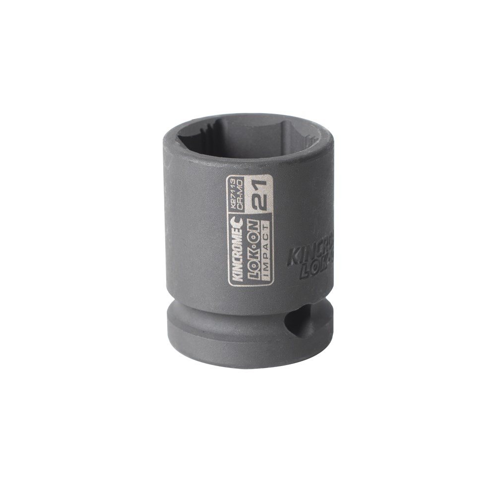 Kincrome LOK-ON™ Impact Socket 21mm 1/2" Drive