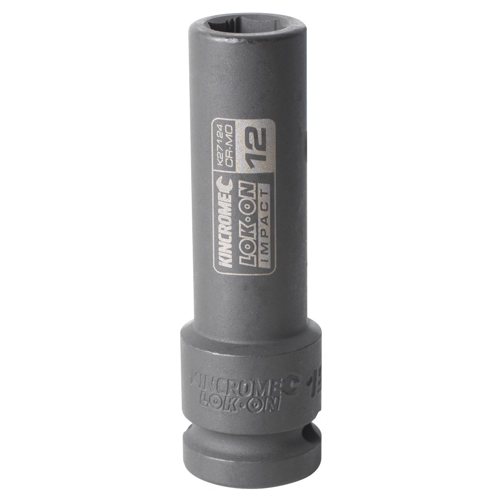 Kincrome LOK-ON™ Deep Impact Socket 12mm 1/2" Drive