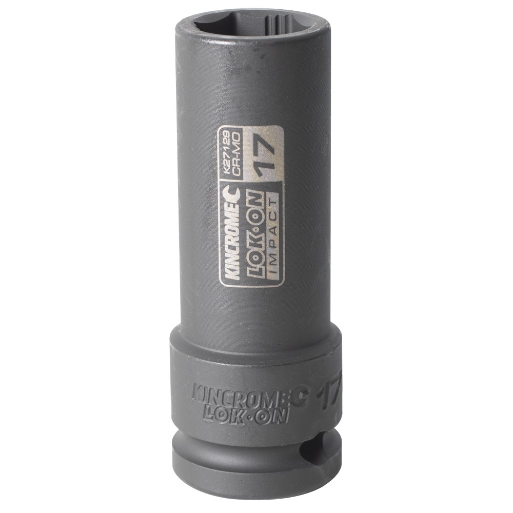 Kincrome LOK-ON™ Deep Impact Socket 17mm 1/2" Drive