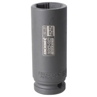 Kincrome LOK-ON™ Deep Impact Socket 22mm 1/2" Drive