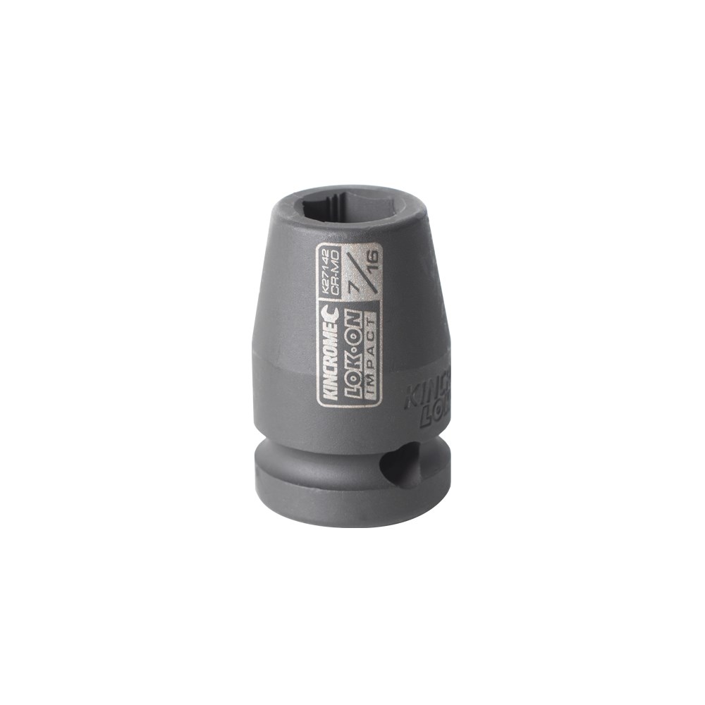 Kincrome LOK-ON™ Impact Socket 7/16" 1/2" Drive