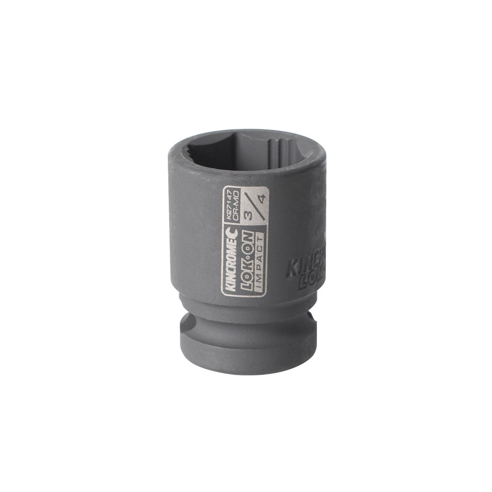 Kincrome LOK-ON™ Impact Socket 3/4" 1/2" Drive