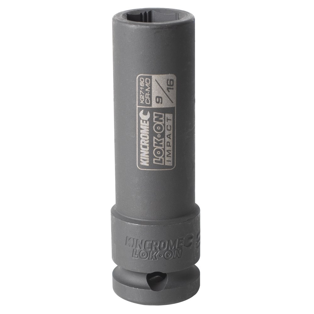 Kincrome LOK-ON™ Deep Impact Socket 9/16" 1/2" Drive