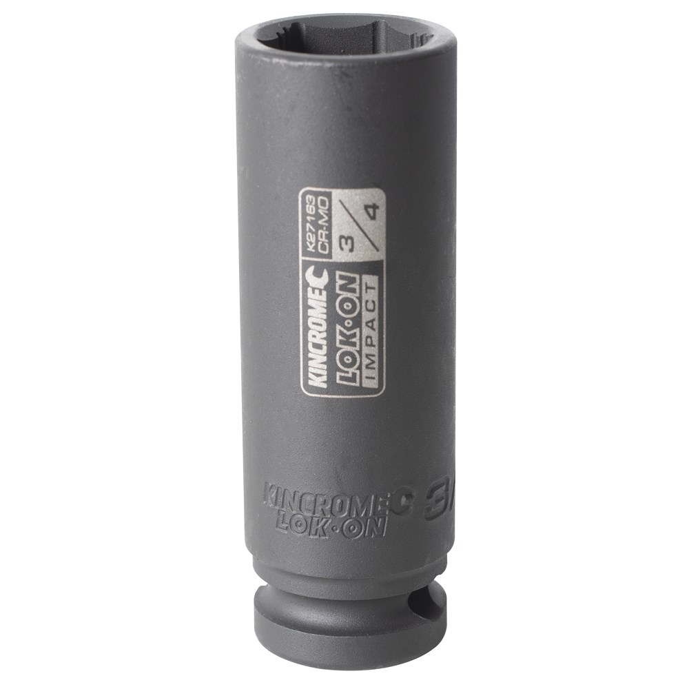 Kincrome LOK-ON™ Deep Impact Socket 3/4" 1/2" Drive