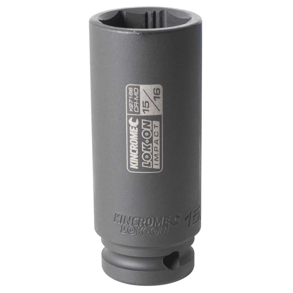 Kincrome LOK-ON™ Deep Impact Socket 15/16" 1/2" Drive