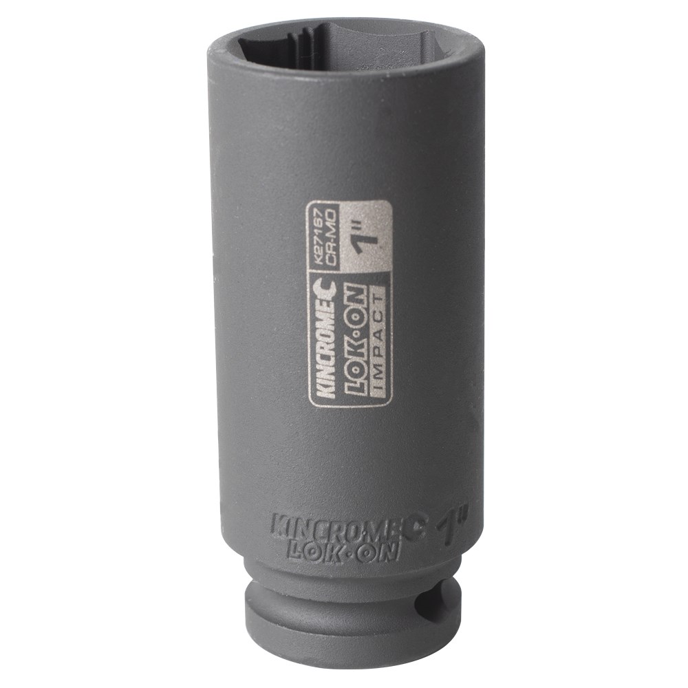 Kincrome LOK-ON™ Deep Impact Socket 1" 1/2" Drive