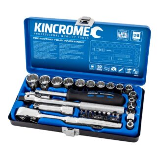 Kincrome Socket Set 29 Piece 3/8" Drive - Metric