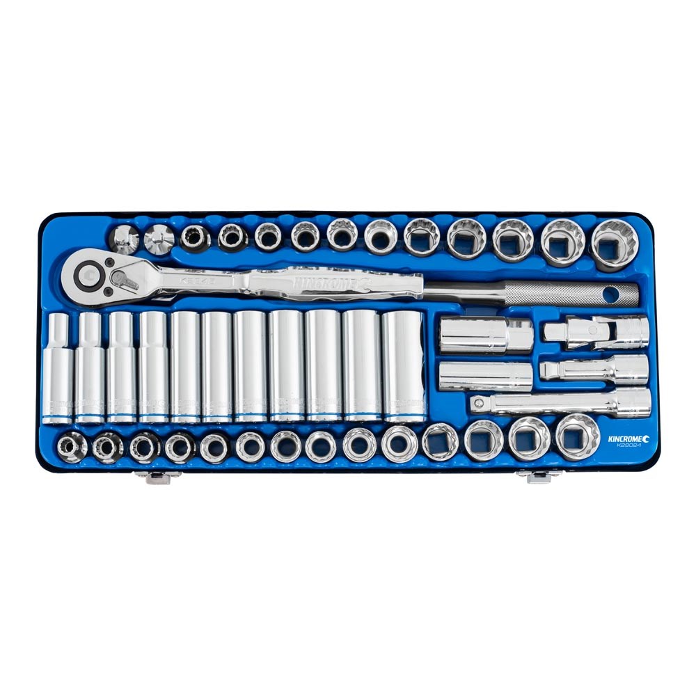 Kincrome Socket Set 45 Piece 1/2" Drive - Metric & Imperial - Image 2