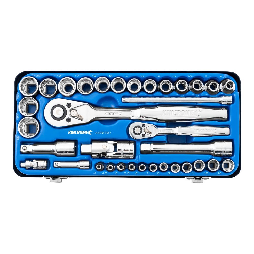 Kincrome Socket Set 35 Piece 1/4 & 1/2" Drive - Metric - Image 2