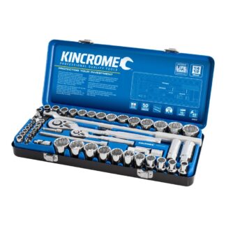 Kincrome Socket Set 52 Piece 1/4 & 1/2" Drive - Metric & Imperial