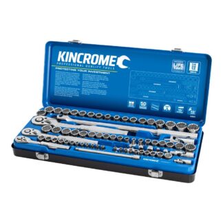 Kincrome Socket Set 74 Piece 1/4, 3/8 & 1/2" Drive - Metric & Imperial