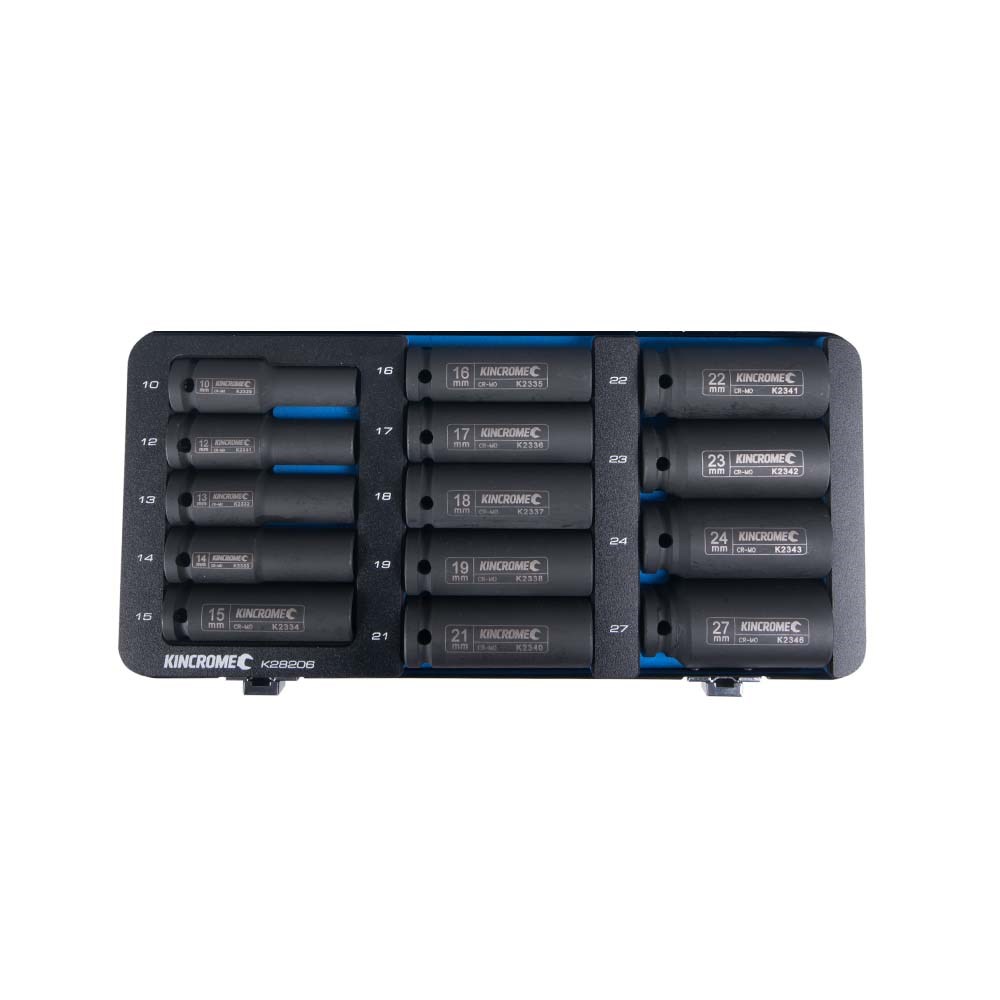 Kincrome Deep Impact Socket Set 14 Piece 1/2" Drive - Metric - Image 3