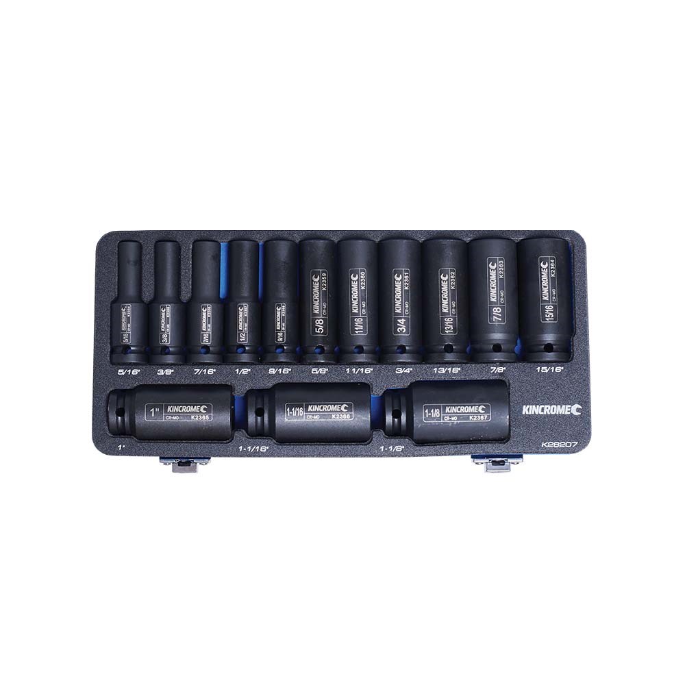 Kincrome Deep Impact Socket Set 14 Piece 1/2" Drive - Imperial - Image 3