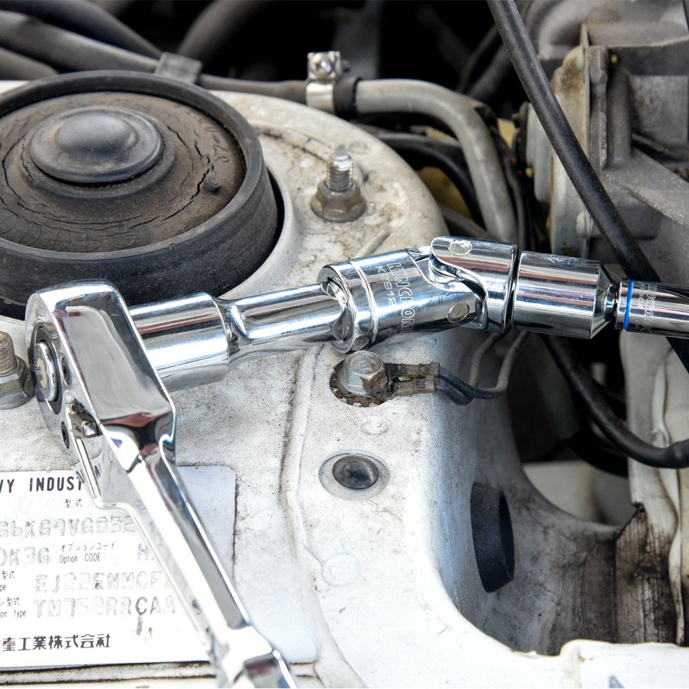 Kincrome Socket Accessory Set 1/4", 3/8" & 1/2" Drive 10 Piece (Mirror Polish) - Image 2