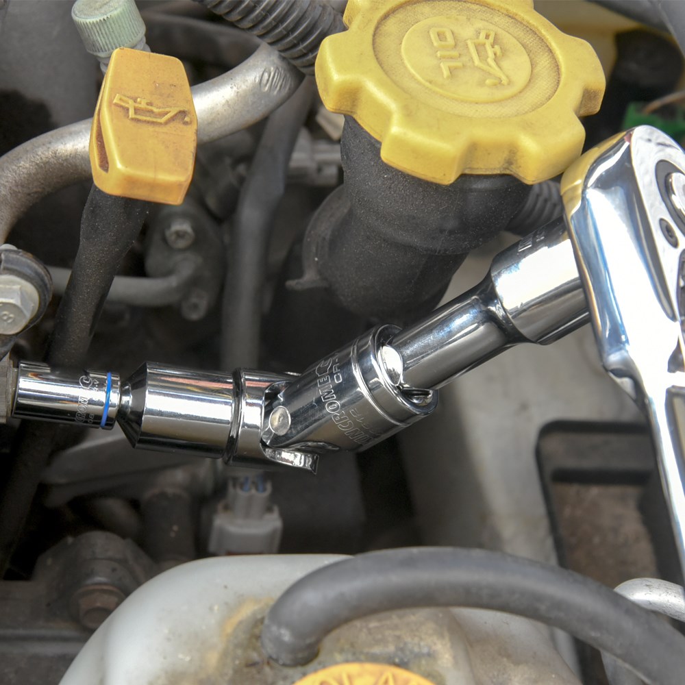 Kincrome Socket Accessory Set 1/4", 3/8" & 1/2" Drive 10 Piece (Mirror Polish) - Image 3