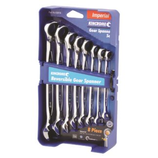 Kincrome Combination Gear Spanner Set 8 Piece