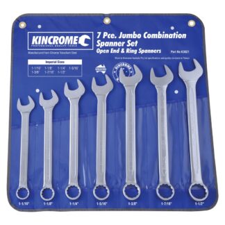 Kincrome Jumbo Combination Spanner Set 7 Piece