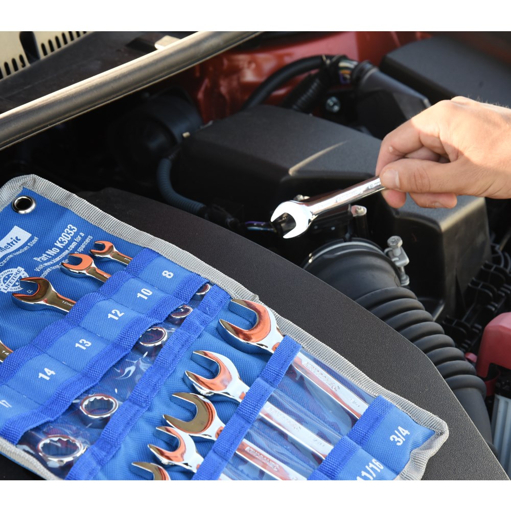 Kincrome Stubby Combination Spanner Set 12 Piece - Image 2