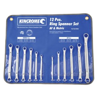 Kincrome Ring Spanner Set 12 Piece