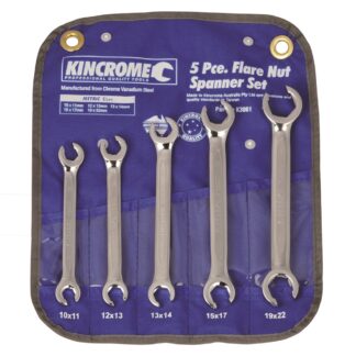 Kincrome Flare Nut Spanner Set 5 Piece