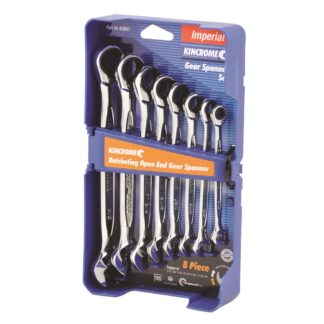 Kincrome Combination Ratcheting Open End Gear Spanner Set