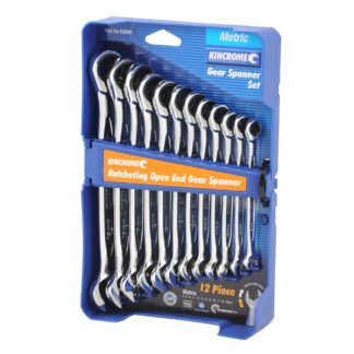 Kincrome Combination Ratcheting Open End Gear Spanner Set