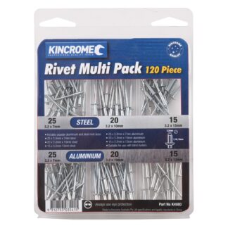 Kincrome Rivet Multi Pack 120 Piece